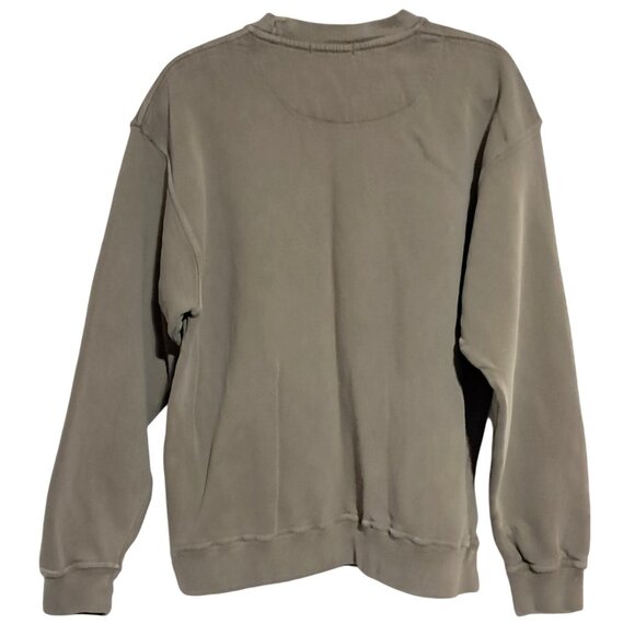 Vintage Sportsmans Warehouse 86 Graphic Sweatshirt Khaki Cotton Pullover - Picture 3 of 8